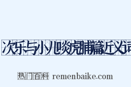 次乐与小儿啖虎脯篇近义词是什么意思的图片